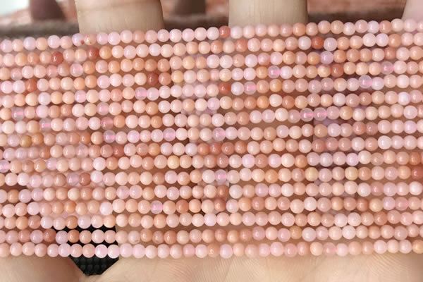 CTG2031 15 inches 2mm,3mm natural pink opal beads