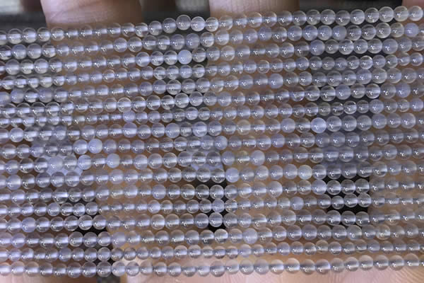 CTG2046 15 inches 2mm,3mm grey agate gemstone beads