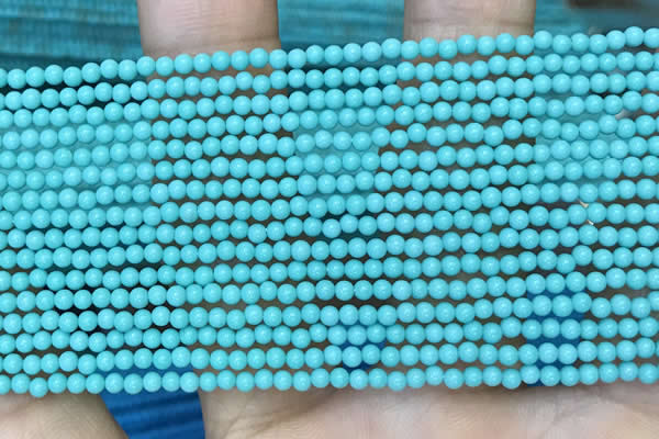 CTG2082 15 inches 2mm,3mm synthetic turquoise gemstone beads
