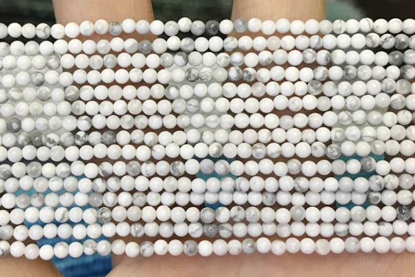 CTG2087 15 inches 2mm,3mm natural white howlite gemstone beads