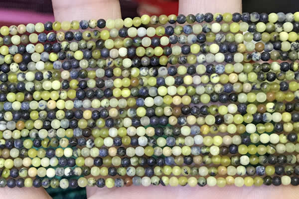 CTG2090 15 inches 2mm,3mm yellow turquoise gemstone beads