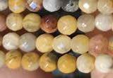 CTG2219 15 inches 2mm,3mm faceted round crazy lace agate beads