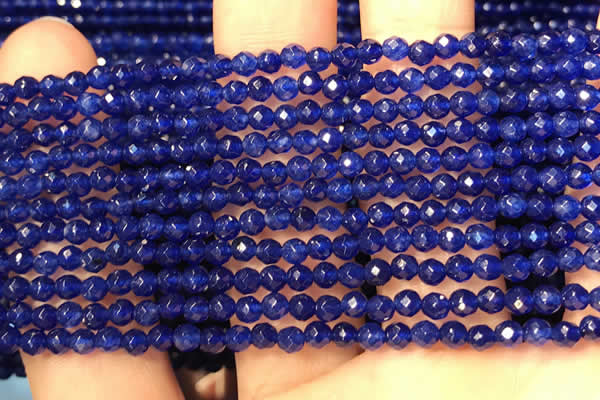 CTG2223 15 inches 2mm,3mm faceted round candy jade beads