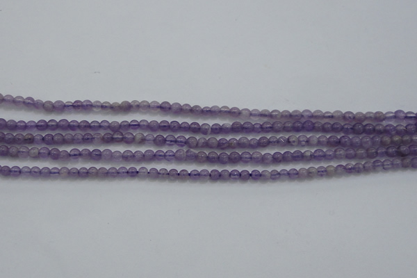 CTG252 15.5 inches 3mm round tiny amethyst gemstone beads