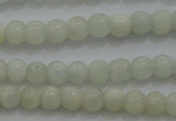 CTG256 15.5 inches 3mm round tiny white moonstone beads