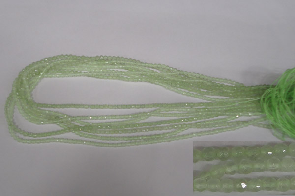 CTG302 15.5 inches 3mm faceted round ting prehnite agate beads