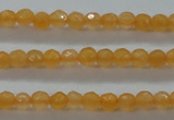 CTG407 15.5 inches 2mm faceted round tiny dyed candy jade beads