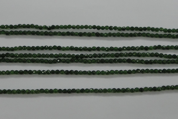 CTG417 15.5 inches 2mm faceted round tiny dyed candy jade beads