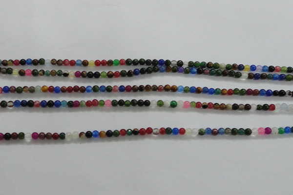CTG437 15.5 inches 2mm round tiny dyed candy jade beads wholesale
