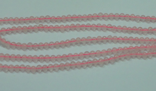 CTG49 15.5 inches 2mm round tiny rose quartz beads wholesale