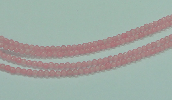 CTG60 15.5 inches 2mm round tiny dyed white jade beads wholesale