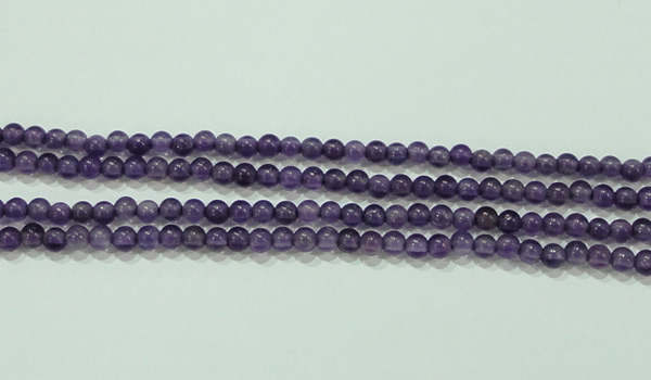 CTG73 15.5 inches 3mm round grade A tiny amethyst beads wholesale