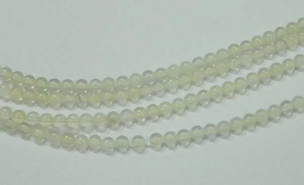 CTG79 15.5 inches 3mm round tiny white chalcedony beads wholesale