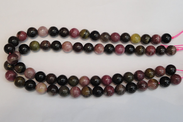 CTO360 15.5 inches 12mm round natural tourmaline gemstone beads
