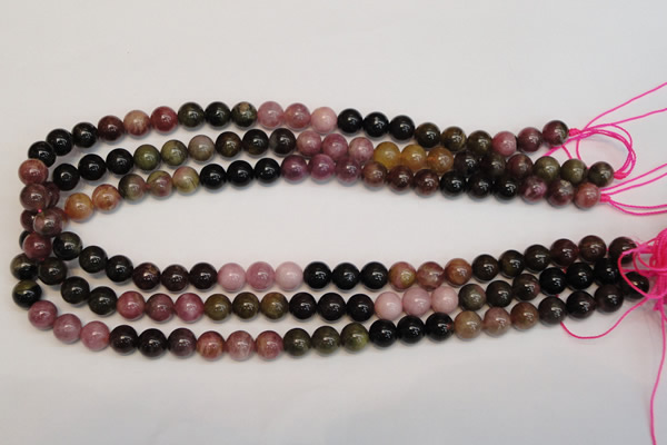 CTO366 15.5 inches 9mm round natural tourmaline gemstone beads