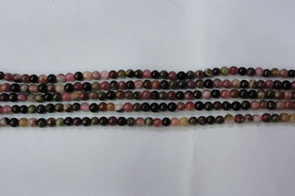 CTO451 15.5 inches 4mm round natural tourmaline gemstone beads