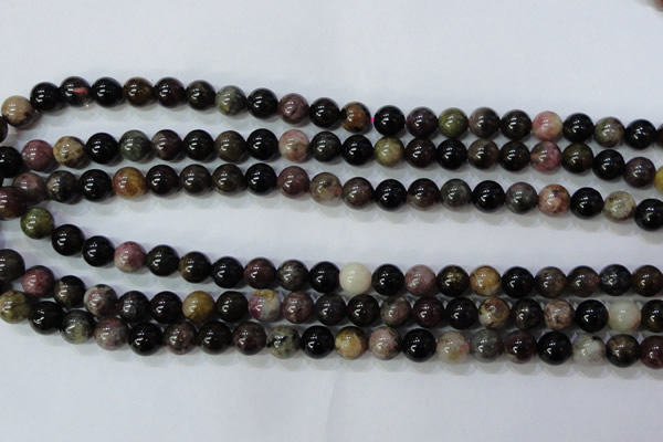 CTO454 15.5 inches 8mm round natural tourmaline gemstone beads