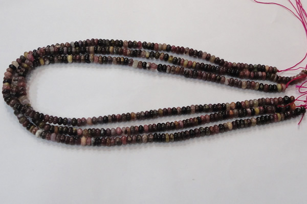 CTO51 15.5 inches 3*5mm rondelle natural tourmaline beads wholesale