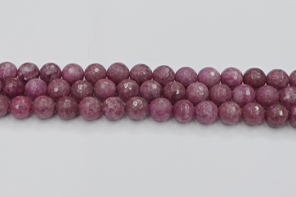 CTO661 15.5 inches 14mm faceted round Chinese tourmaline beads
