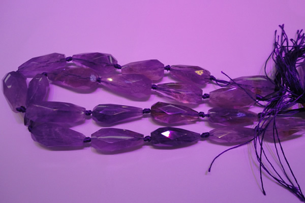 CTR204 14*34mm - 17*40mm faceted teardrop ametrine gemstone beads