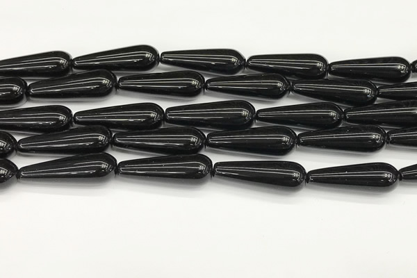 CTR435 15.5 inches 10*30mm teardrop agate beads wholesale