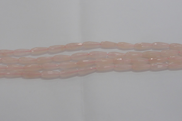 CTR74 15.5 inches 6*16mm faceted teardrop pink aventurine beads