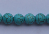 CTU09 15.5 inches 20mm round blue turquoise strand beads Wholesale