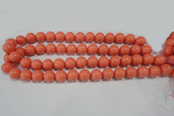 CTU1315 15.5 inches 12mm round synthetic turquoise beads