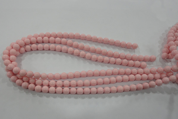CTU1503 15.5 inches 8mm round synthetic turquoise beads