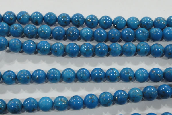 CTU1626 15.5 inches 16mm round synthetic turquoise beads
