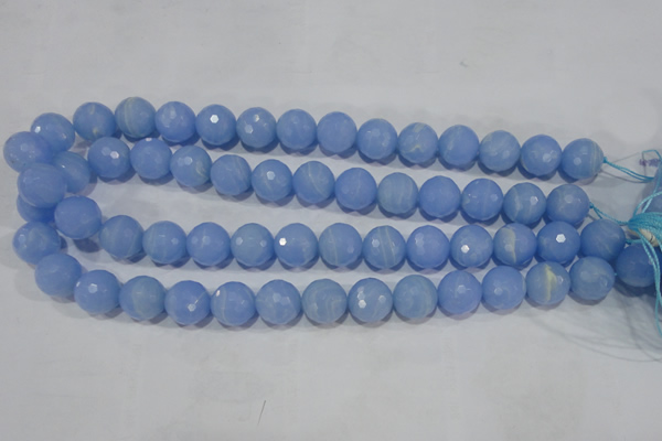 CTU1749 15.5 inches 20mm faceted round synthetic turquoise beads