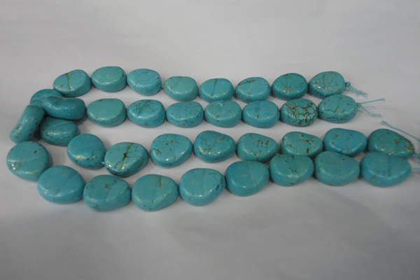CTU1910 15.5 inches 18*22mm freefrom imitation turquoise beads