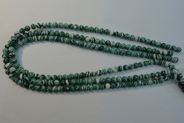 CTU2041 15.5 inches 6mm round synthetic turquoise beads