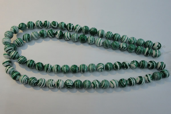 CTU2043 15.5 inches 10mm round synthetic turquoise beads