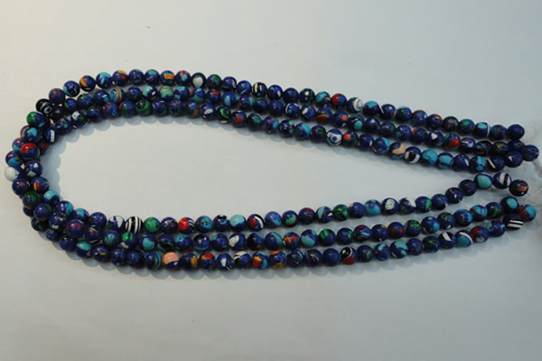 CTU2071 15.5 inches 6mm round synthetic turquoise beads