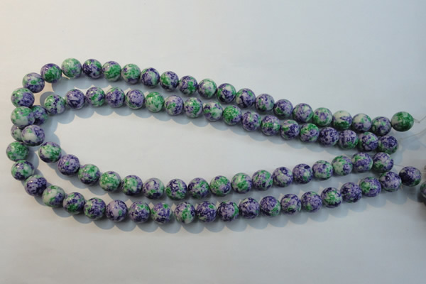 CTU2153 15.5 inches 10mm round synthetic turquoise beads