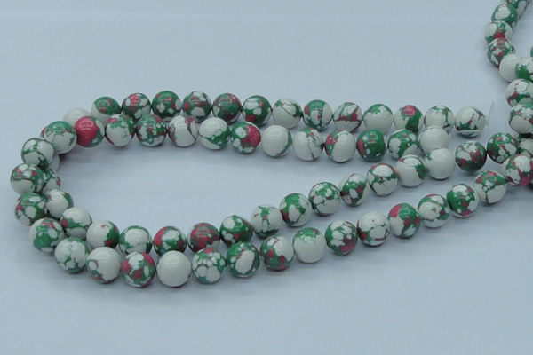CTU226 16 inches 12mm round imitation turquoise beads wholesale