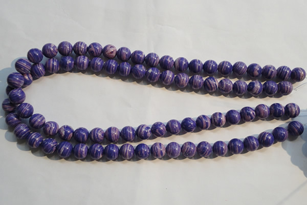 CTU2263 15.5 inches 10mm round synthetic turquoise beads