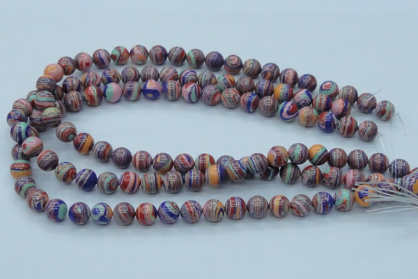 CTU241 16 inches 10mm round imitation turquoise beads wholesale
