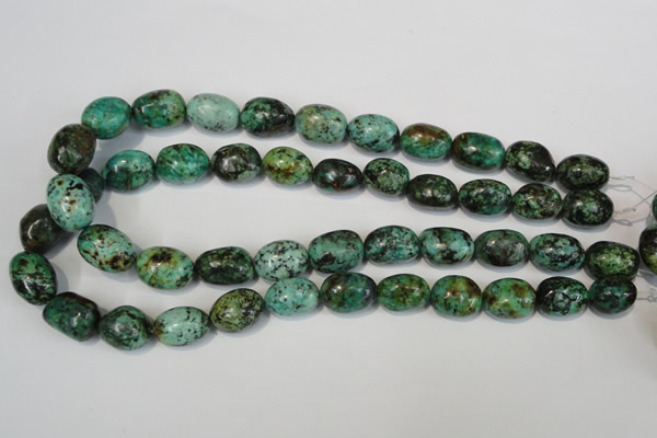 CTU2473 15.5 inches 13*18mm nuggets African turquoise beads wholesale