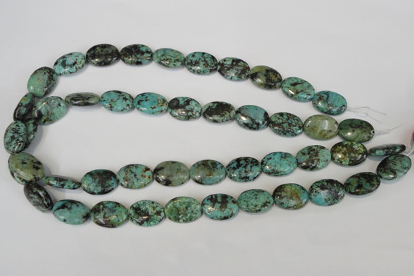 CTU2476 15.5 inches 13*18mm oval African turquoise beads wholesale