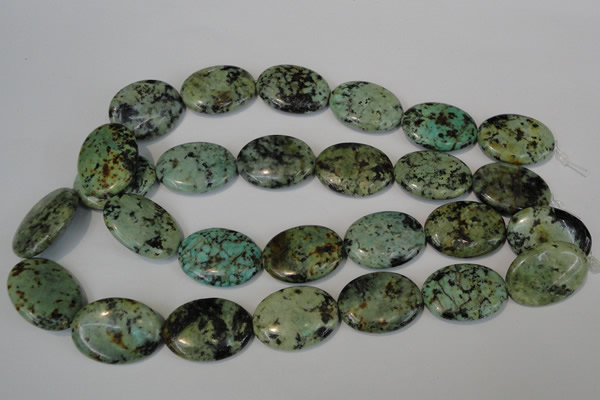 CTU2477 15.5 inches 22*30mm oval African turquoise beads wholesale