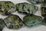 CTU2483 15.5 inches 12*18mm - 22*27mm freeform African turquoise beads