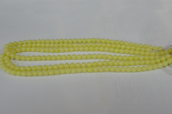 CTU2516 15.5 inches 6mm round synthetic turquoise beads