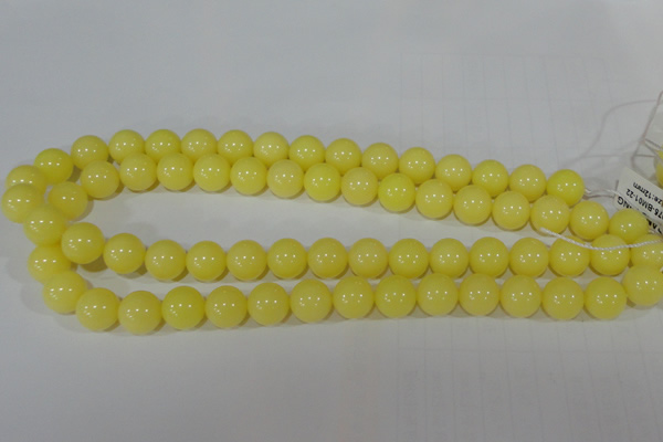CTU2519 15.5 inches 12mm round synthetic turquoise beads