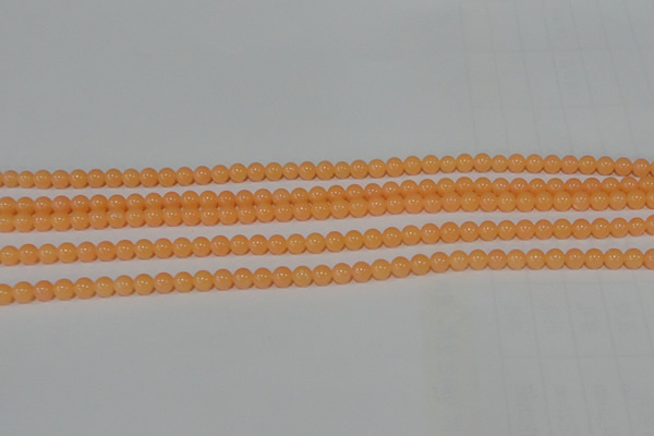 CTU2531 15.5 inches 4mm round synthetic turquoise beads