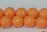 CTU2536 15.5 inches 14mm round synthetic turquoise beads