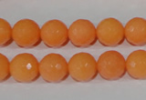 CTU2542 15.5 inches 10mm faceted round synthetic turquoise beads