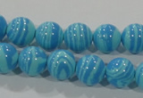 CTU2582 15.5 inches 8mm round synthetic turquoise beads