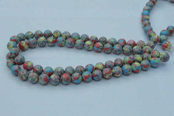 CTU261 16 inches 12mm round imitation turquoise beads wholesale